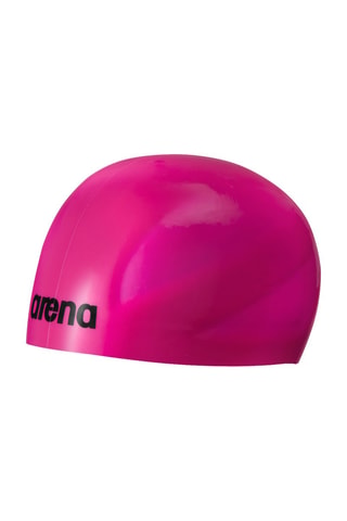 Bonnet de bain en silicone - Noir et rose