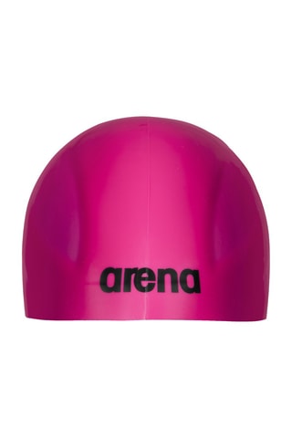 Bonnet de bain en silicone - Noir et rose