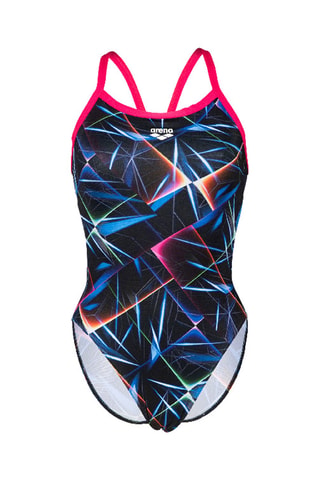 Maillot 1 pièce - Noir et rose