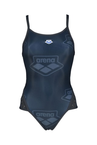 Maillot 1 pièce - Gris et noir