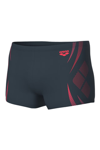 Boxer de bain - Noir et rouge