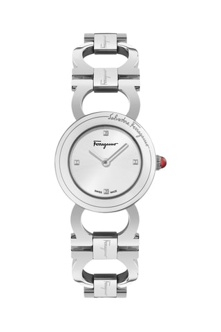 Montre à quartz en acier - Argenté