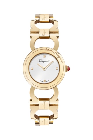 Montre à quartz en acier - Doré et argenté
