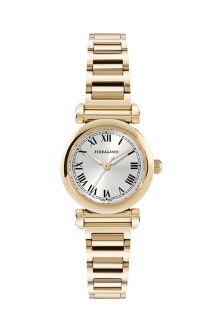 Montre à quartz en acier - Doré et argenté
