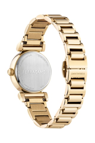 Montre à quartz en acier - Doré et argenté