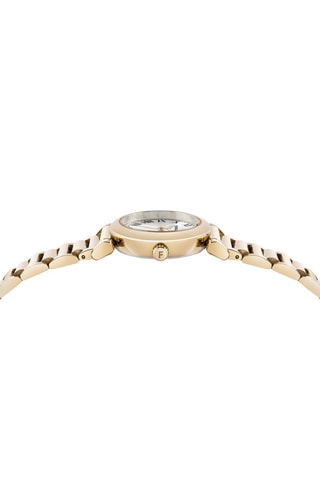 Montre à quartz en acier - Doré et argenté