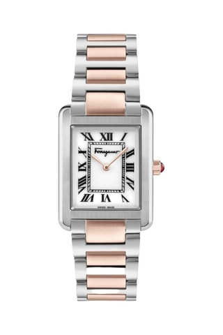 Montre à quartz doré à l'or rose