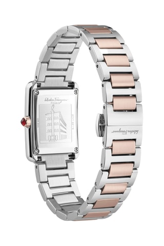 Montre à quartz doré à l'or rose
