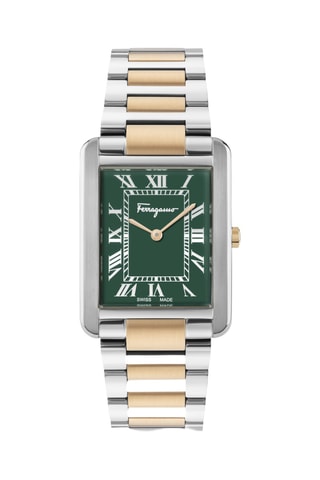 Montre à quartz en acier - Argenté et doré