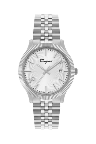 Montre à quartz en acier - Argenté