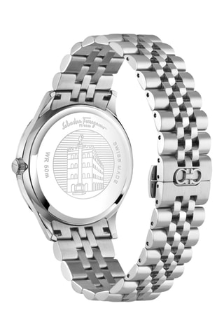Montre à quartz en acier - Argenté