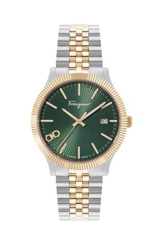 Montre à quartz en plaqué ion champagne