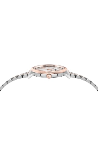 Montre à quartz en plaqué or rose