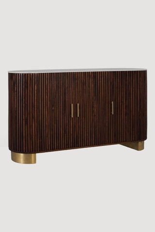 Buffet 3 portes en manguier - 150 x 86 x 40 cm