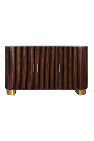 Buffet 3 portes en manguier - 150 x 86 x 40 cm