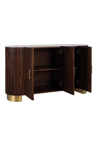 Buffet 3 portes en manguier - 150 x 86 x 40 cm