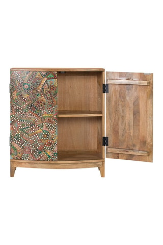 Buffet 2 portes en manguier - 66 x 77 x 32 cm