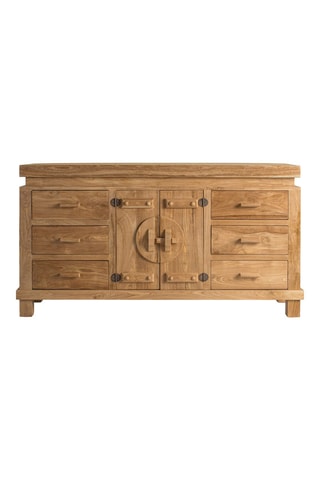 Buffet 2 portes en teck - 153 x 82 x 42 cm