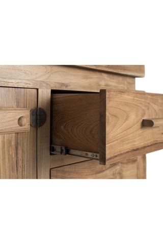 Buffet 2 portes en teck - 153 x 82 x 42 cm