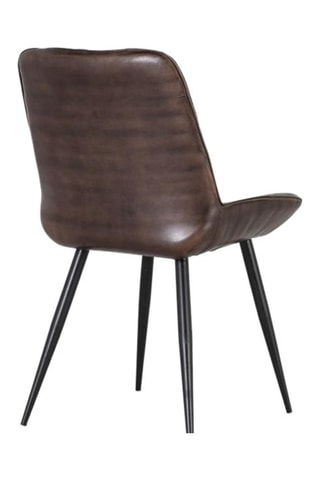 Chaise en cuir - 96 x 72 x 86cm