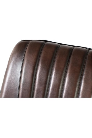 Chaise en cuir - 96 x 72 x 86cm