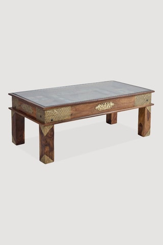 Table basse en bois de rose - 120 x 45 x 60 cm