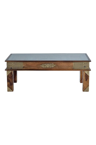 Table basse en bois de rose - 120 x 45 x 60 cm