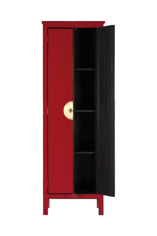 Armoire 2 portes en manguier - 60 x 180 x 35 cm