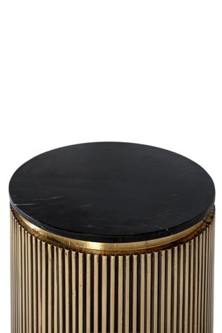Table basse en marbre - 61 x 50 x 50 cm