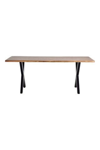 Table à manger en acacia - 200 x 100 x 78 cm