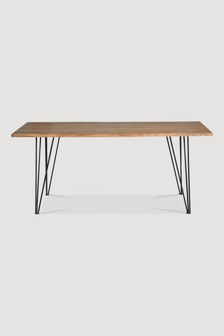 Table à manger en acacia - 160 x 76 x 90 cm