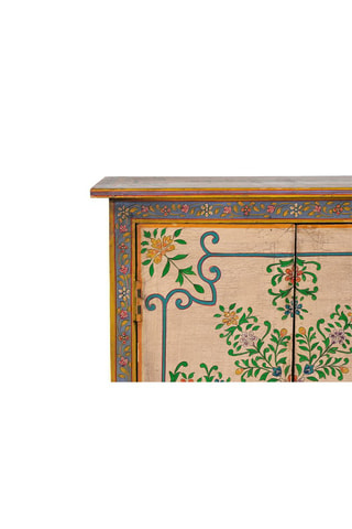 Meuble de rangement 2 portes en manguier - 65 x 33 x 77 cm
