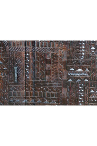 Buffet 4 portes en manguier - 180 x 85 x 40 cm