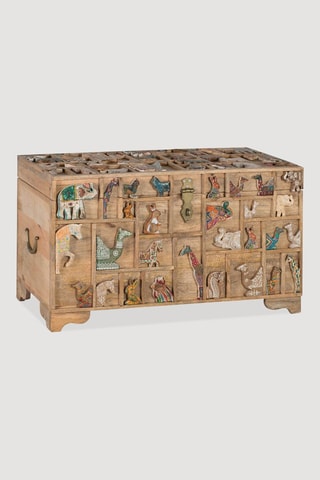 Banc en bois - 80 x 47 x 40 cm