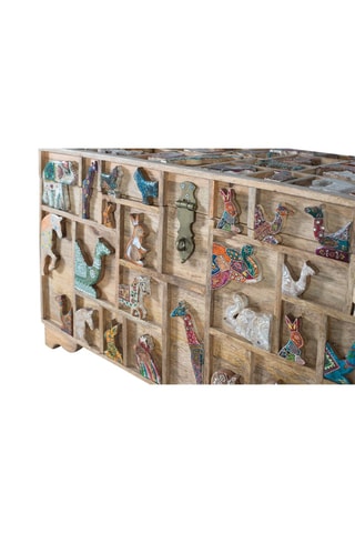 Banc en bois - 80 x 47 x 40 cm