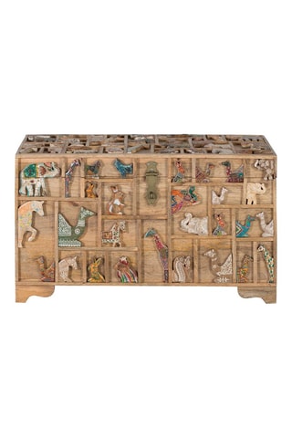 Banc en bois - 80 x 47 x 40 cm