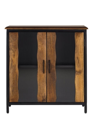 Buffet 2 portes en manguier - 87 x 90 x 37