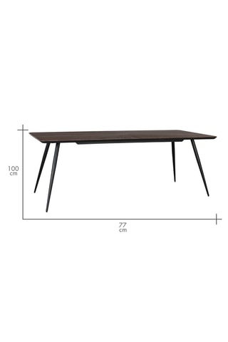 Table en teck - 220 x 100 x 77 cm
