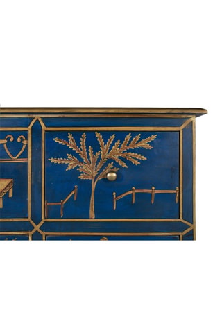 Commode 9 tiroirs en manguier - 120 x 90 x 40 cm