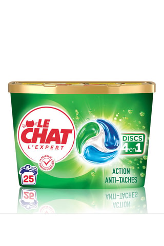 3 x 25 pastilles de lessive Le Chat Disc l'Expert