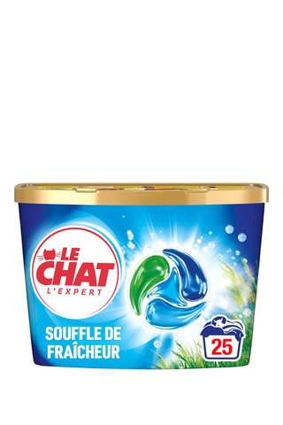 3 x 25 pastilles de lessive Le Chat Disc L'expert Souffle de Fraîcheur