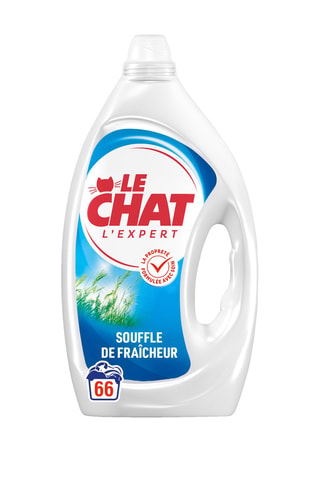 2 x Lessive L'Expert Souffle de Fraîcheur Le Chat - 66 lavages - 2,97 l