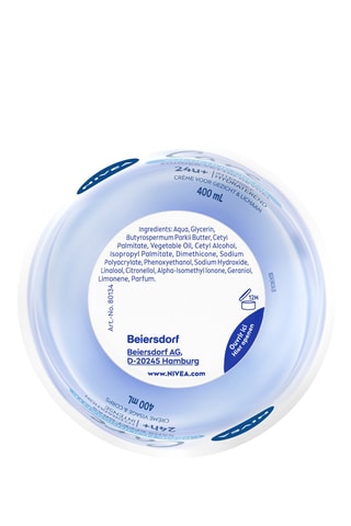 Crème nourrissante 24h - 400 ml