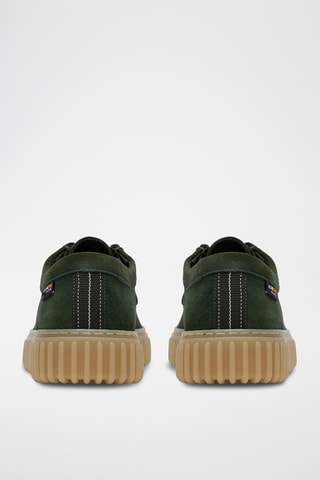 Derbys en nubuck Torhill - Vert