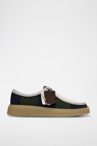 Derbys en cuir Torview - Vert et bleu marine