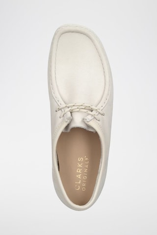 Mocassins en nubuck Wallabee - Blanc