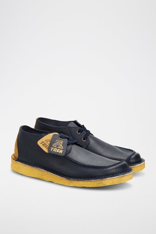Derbys en cuir Seam Trek Ink - Noir