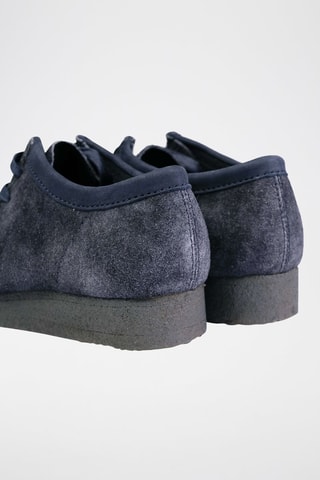 Derbys en nubuck Wallabee - Bleu nuit