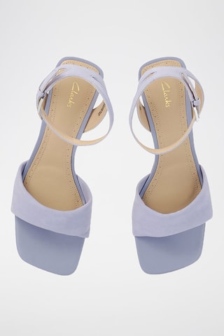 Sandales à talons en nubuck Seren65 Strap - Mauve