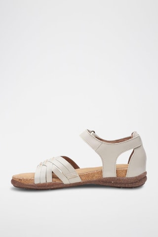 Sandalias de piel Roseville Cove - Blanco